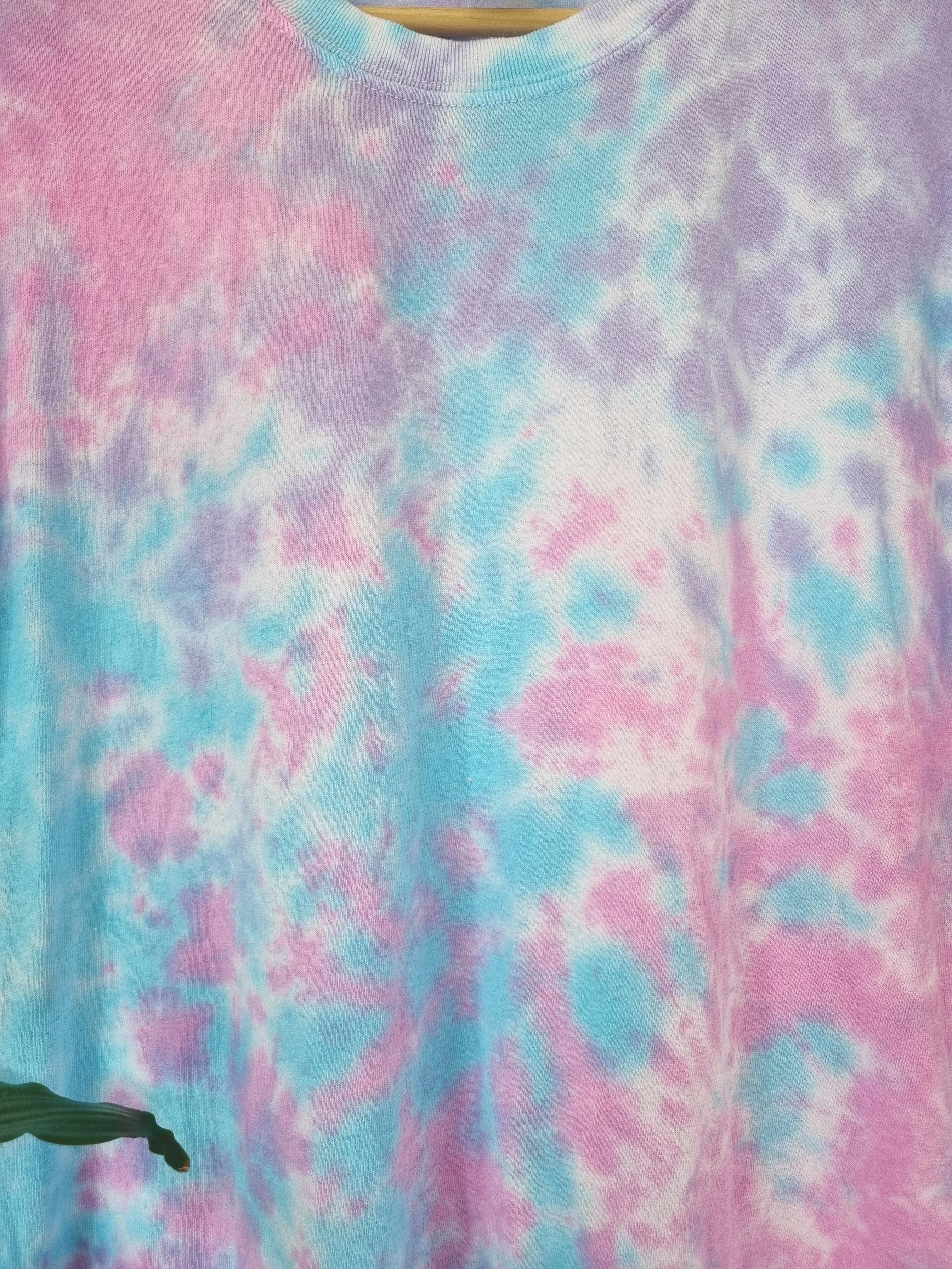 Hand Designed Pastel Galaxy Tie-Dye Shirt
