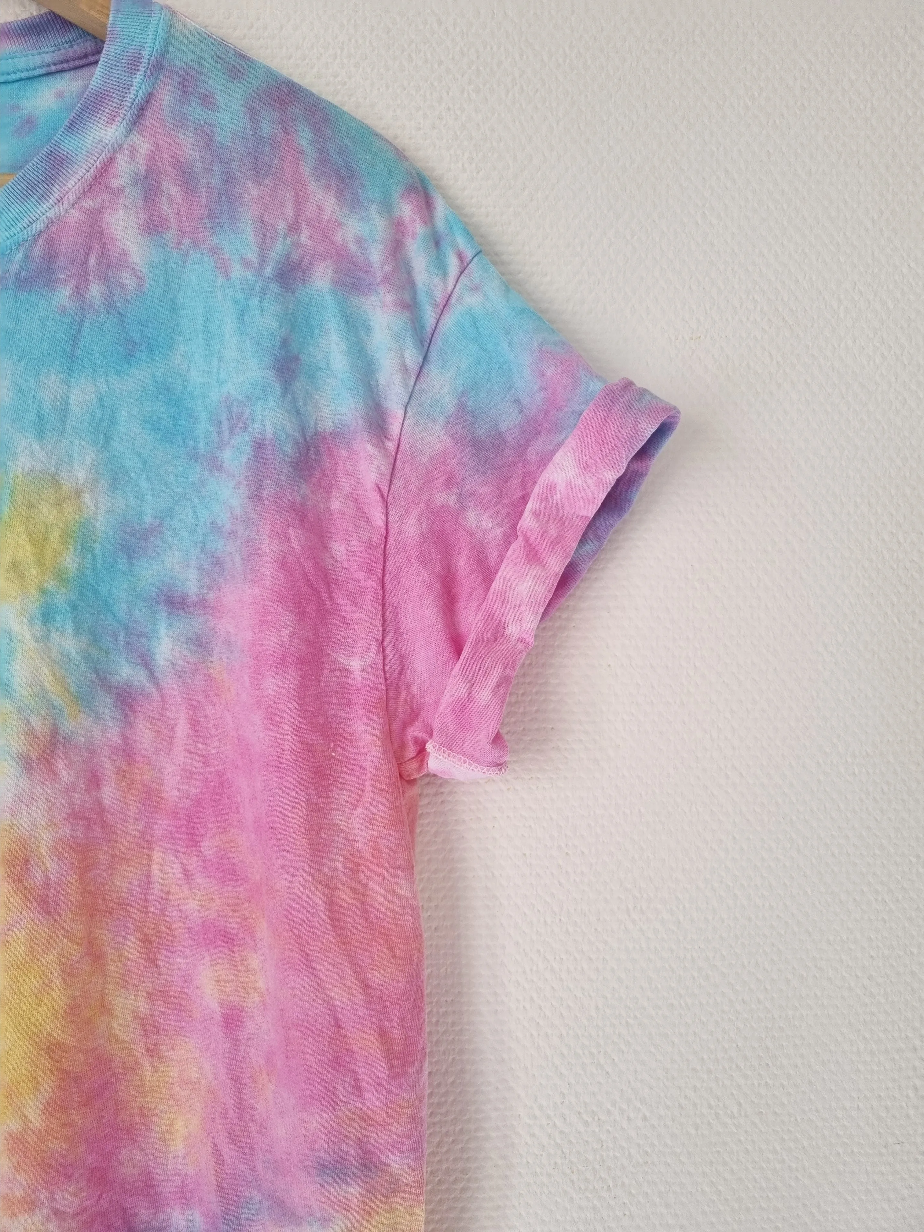 Hand Designed Pastel Sunset Tie-Dye Shirt