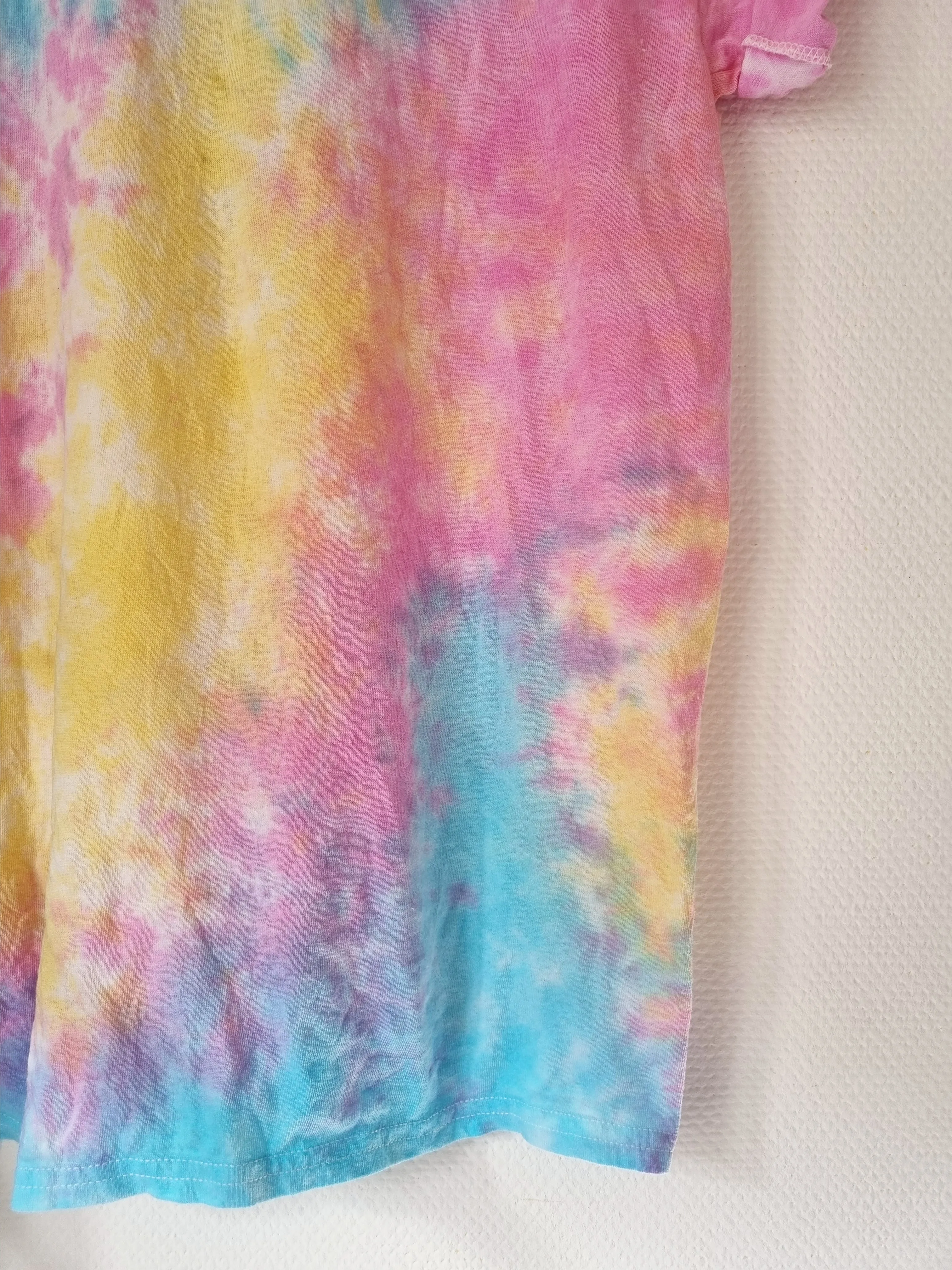 Hand Designed Pastel Sunset Tie-Dye Shirt