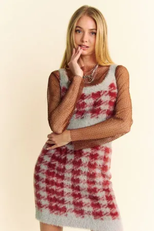 Hazel Blues® |  Davi & Dani Scoop Neck Wide Strap Top and Skirt Sweater Set