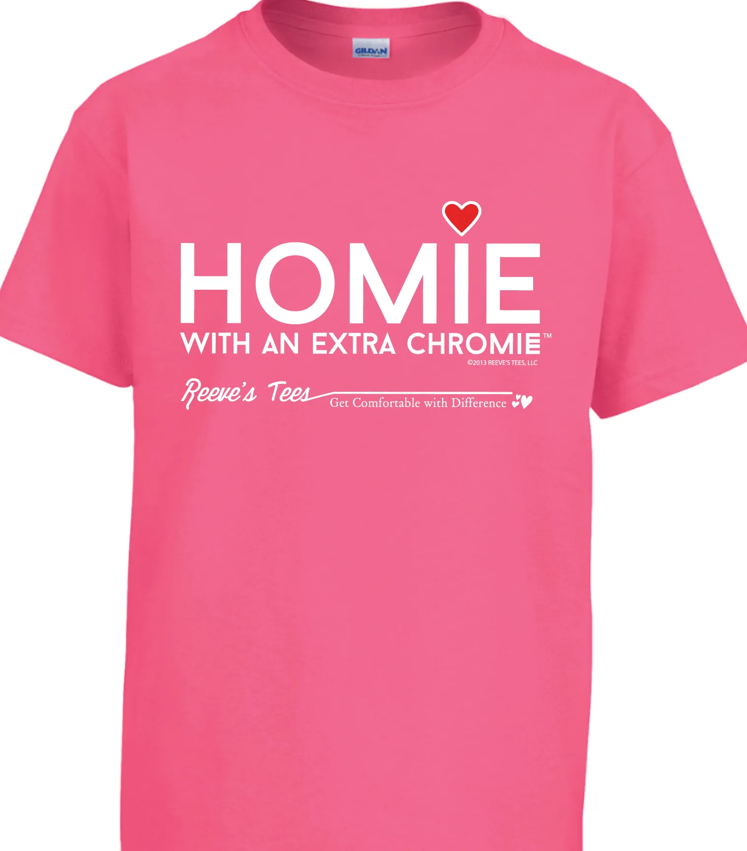 HWEC - Homie with an Extra Chromie (For the Homie) - Adult - Short Sleeve - Colored Tee