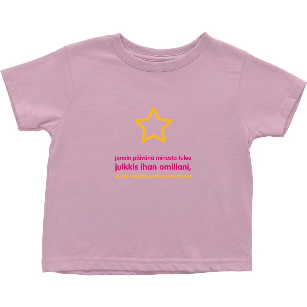 I'll be famous Toddler T-Shirts (Finnish)