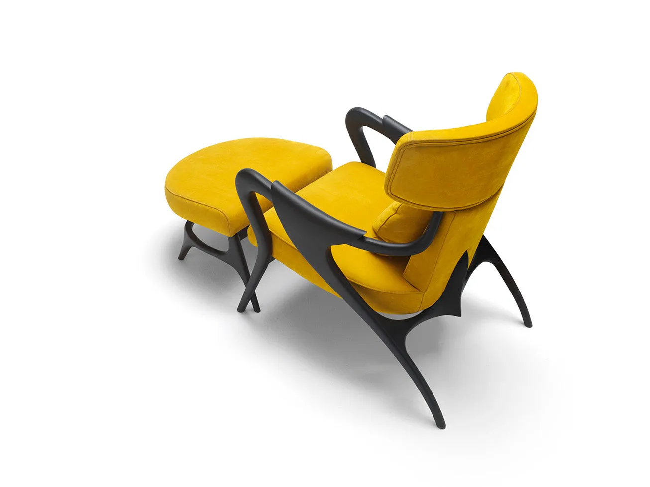 Isadora Lounge Chair & Pouf