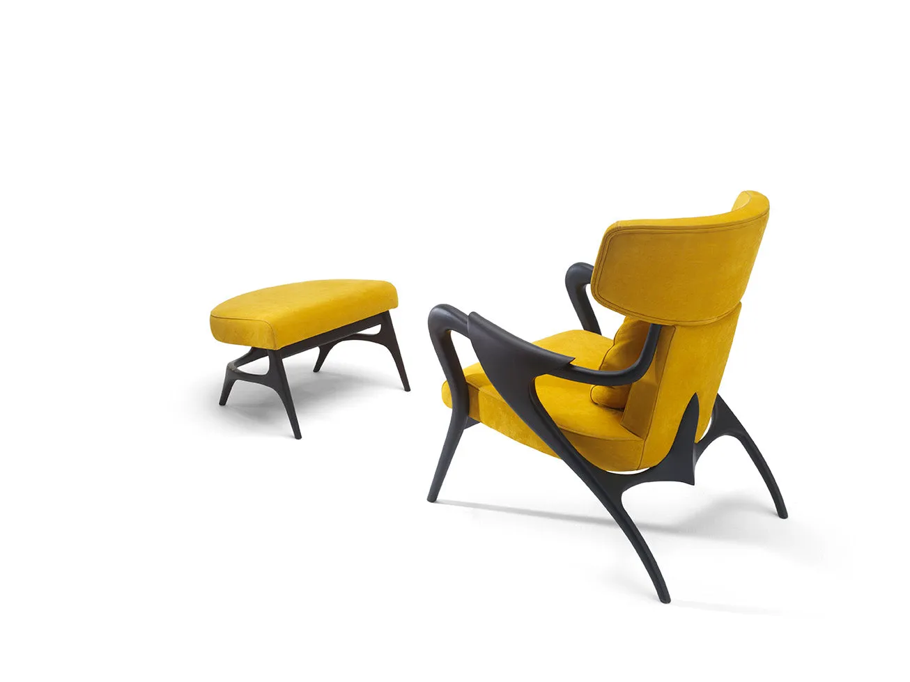 Isadora Lounge Chair & Pouf