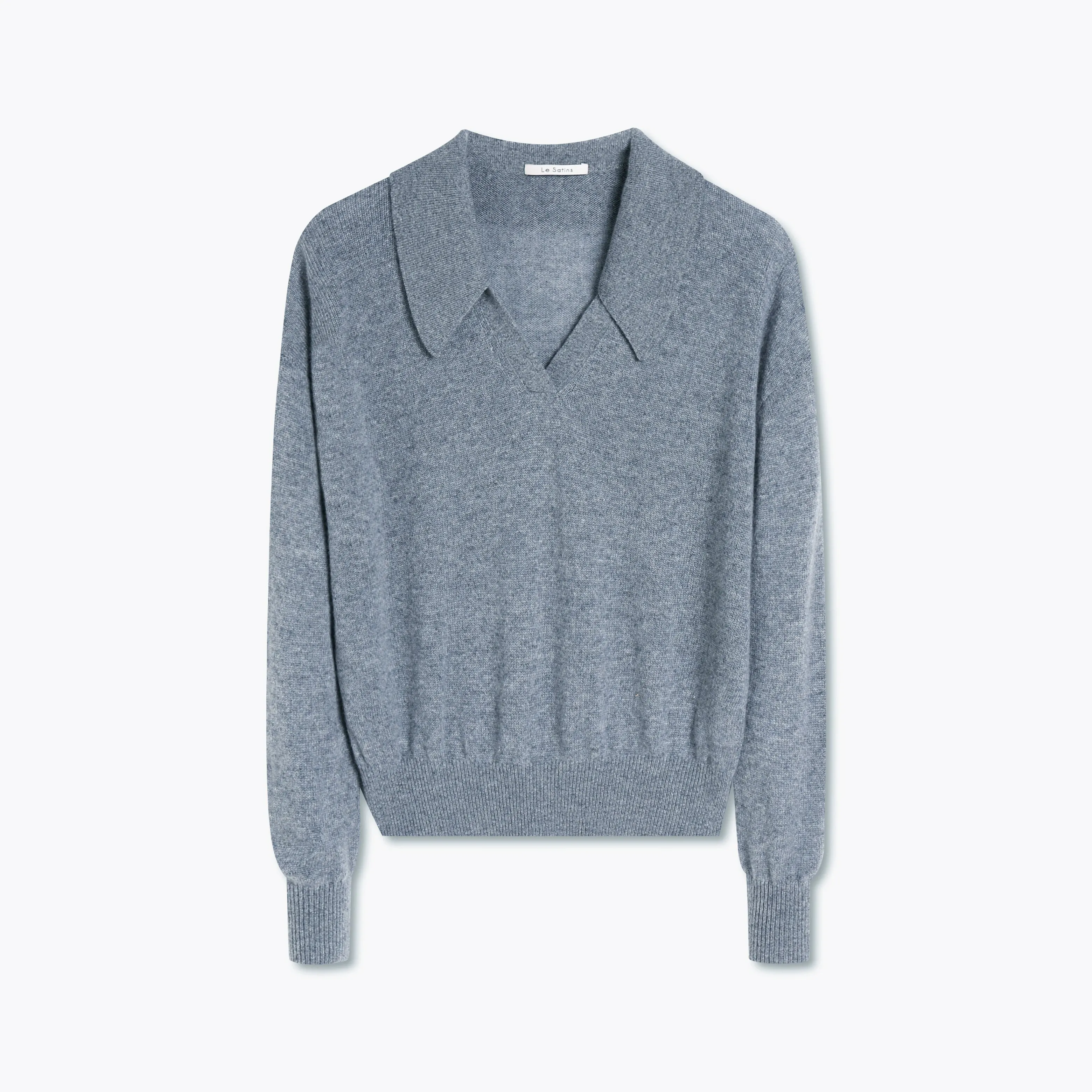 Italian Cashmere Polo Sweater