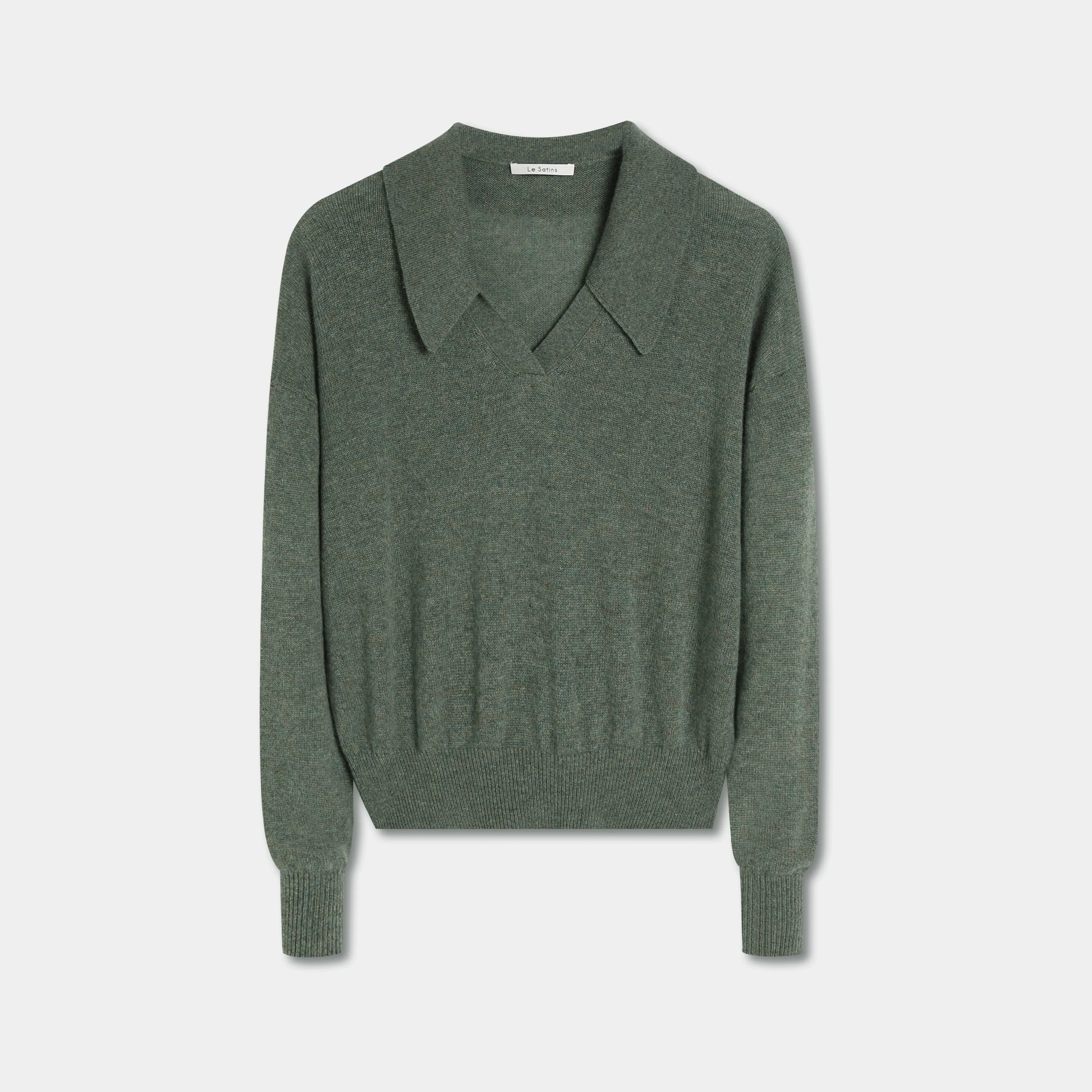 Italian Cashmere Polo Sweater