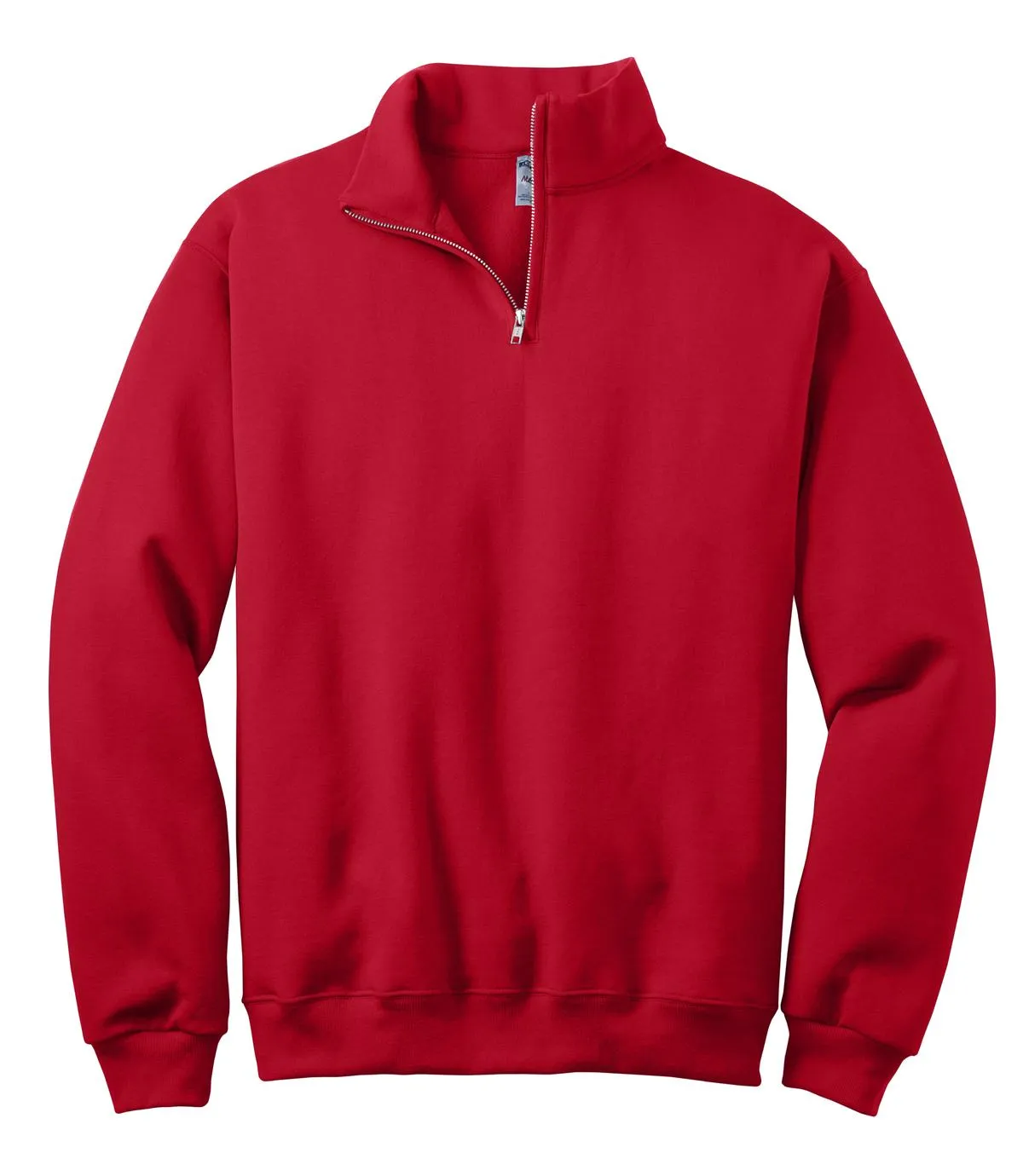 Jerzees NuBlend 1/4-Zip Cadet Collar Sweatshirt. 995M True Red