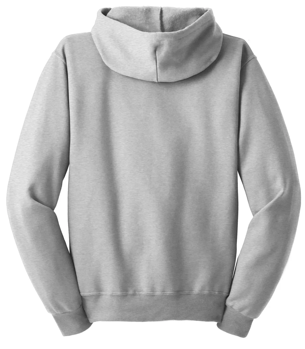 Jerzees NuBlend Full-Zip Hooded Sweatshirt.  993M Ash