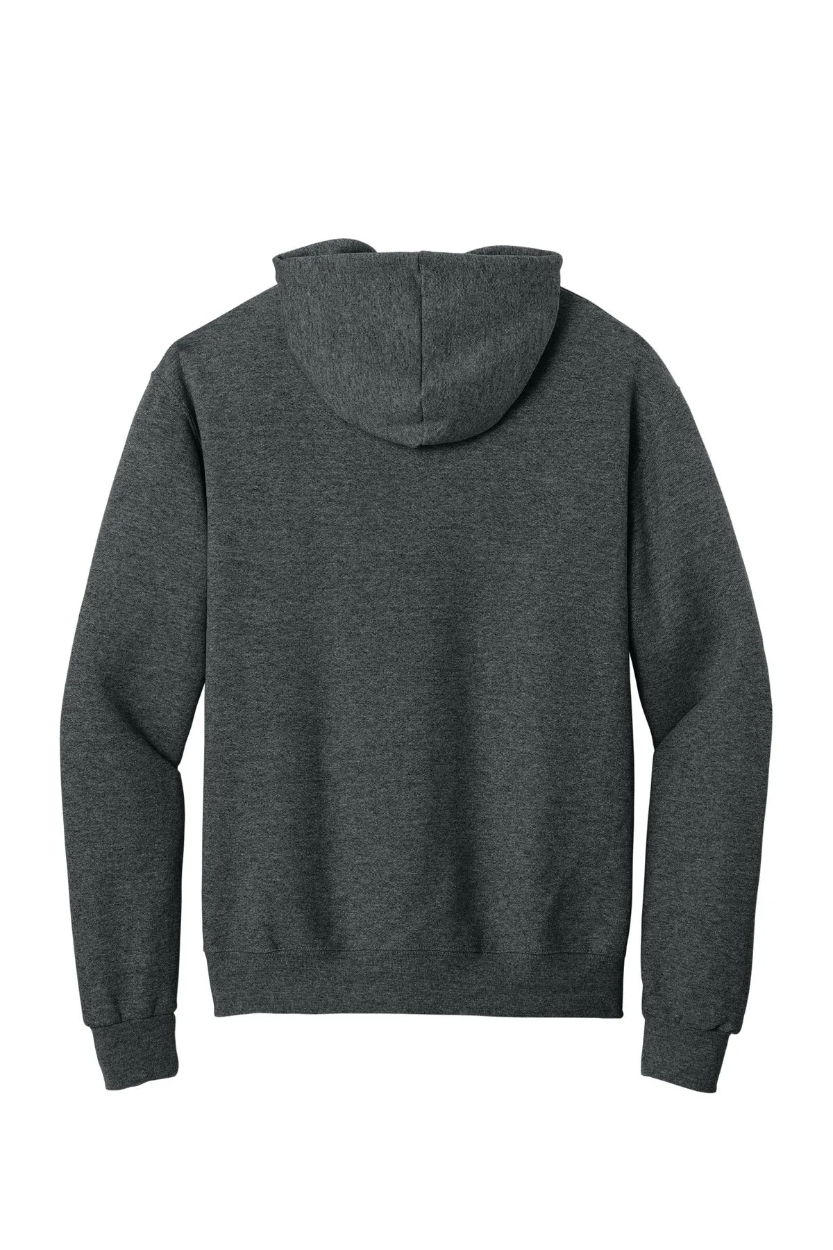 Jerzees NuBlend Full-Zip Hooded Sweatshirt.  993M Black Heather