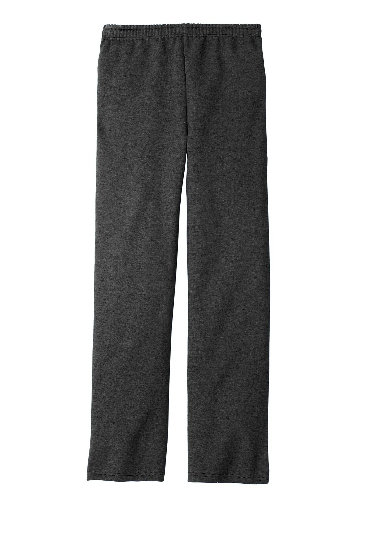 Jerzees NuBlend Open Bottom Pant with Pockets. 974MP Black Heather