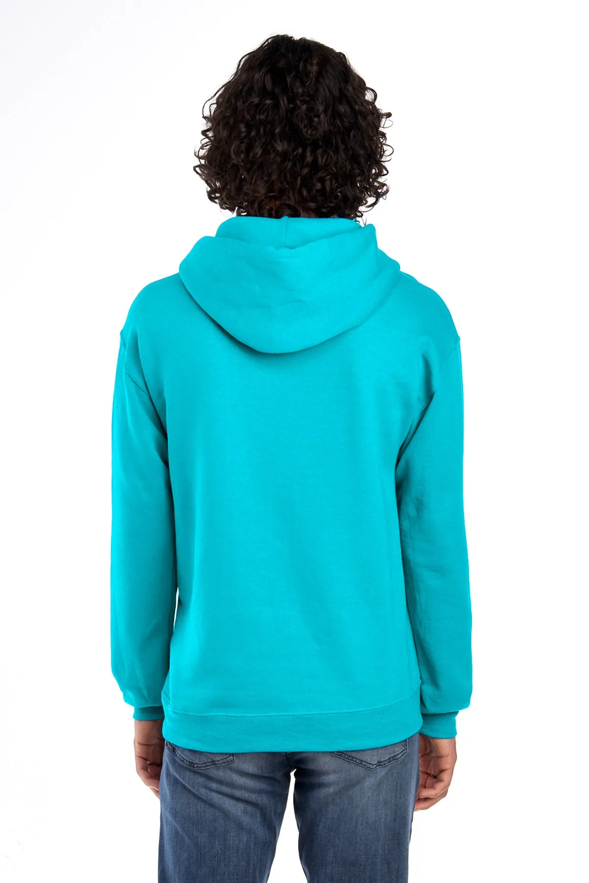 Jerzees NuBlend Pullover Hooded Sweatshirt.  996M California Blue