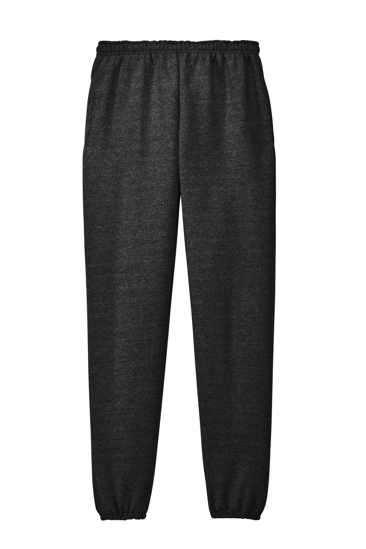 Jerzees Super Sweats NuBlend Sweatpant with Pockets.  4850MP Black Heather