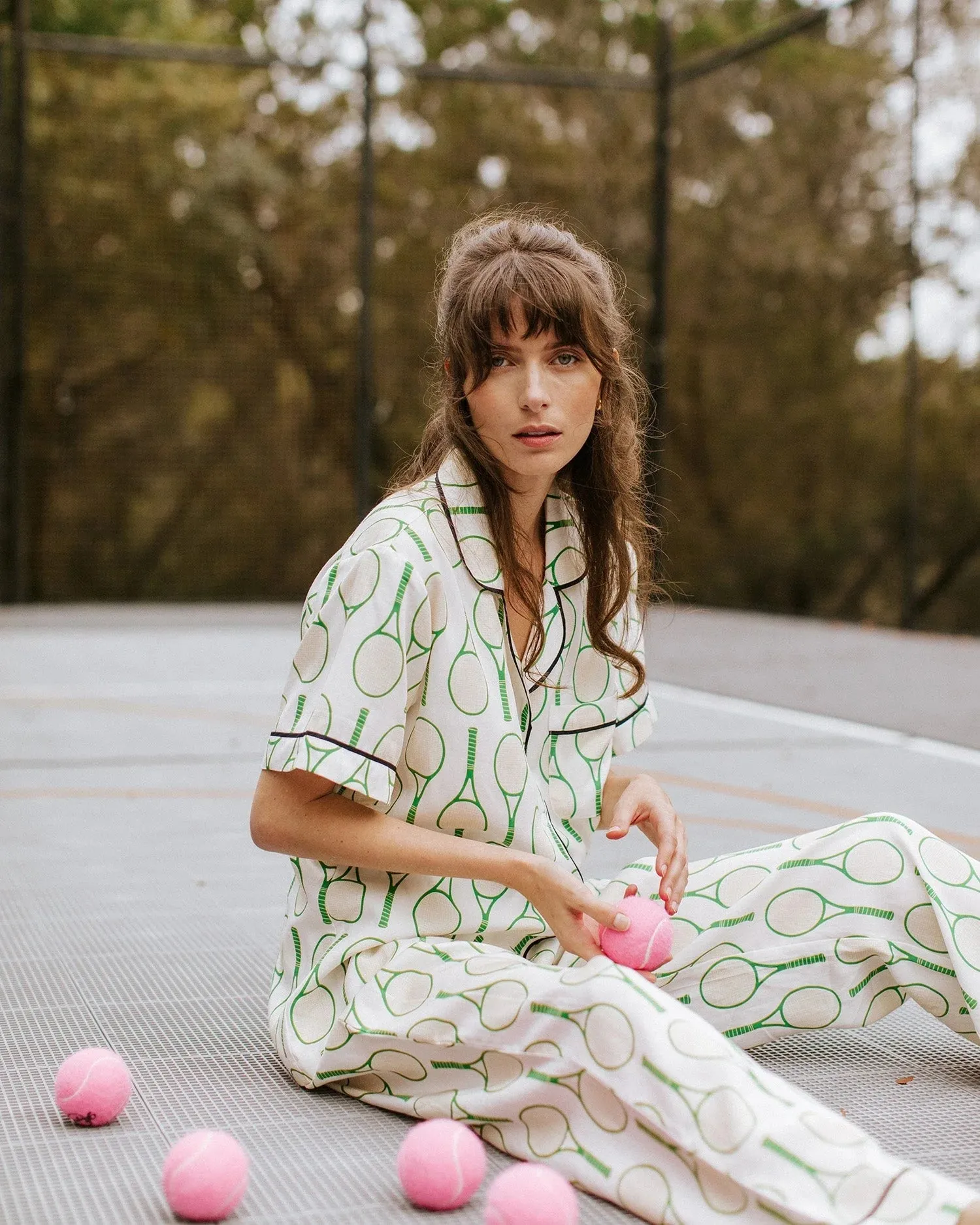 KATIE KIME Tennis Time PJ Pants Set