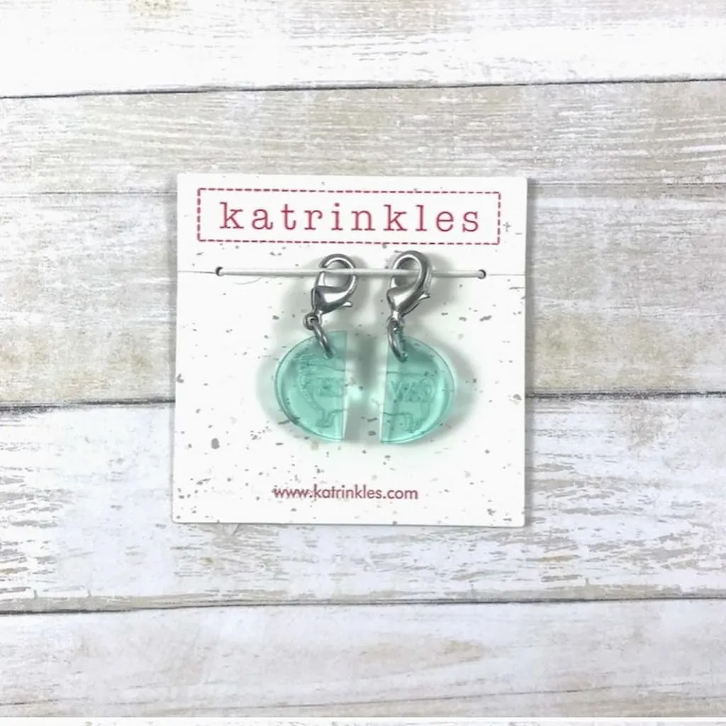 Katrinkles Stitch Marker Set | Sheep RS/WS