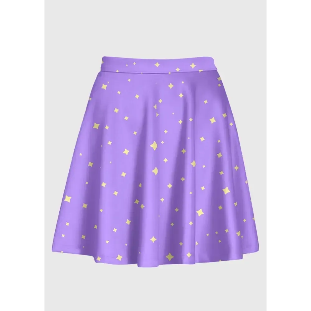 Kawaii Magical Star Purple Skirt for Enchanting Style