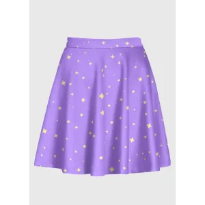 Kawaii Magical Star Purple Skirt for Enchanting Style