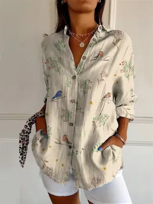 Kelly | Print Blouse