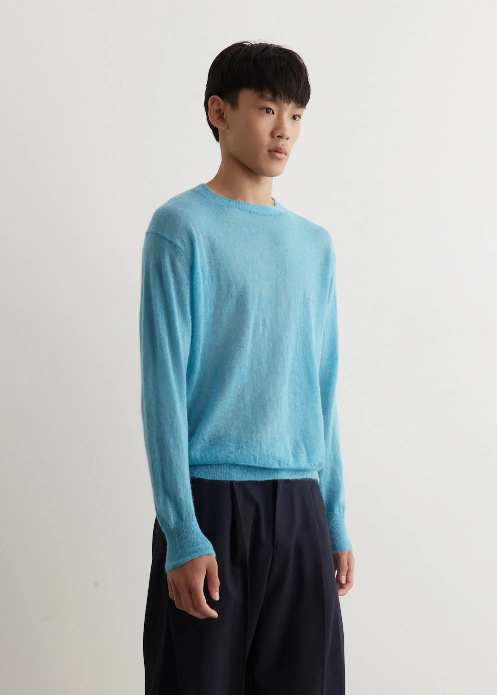 Kid Mohair Sheer Knit P/O