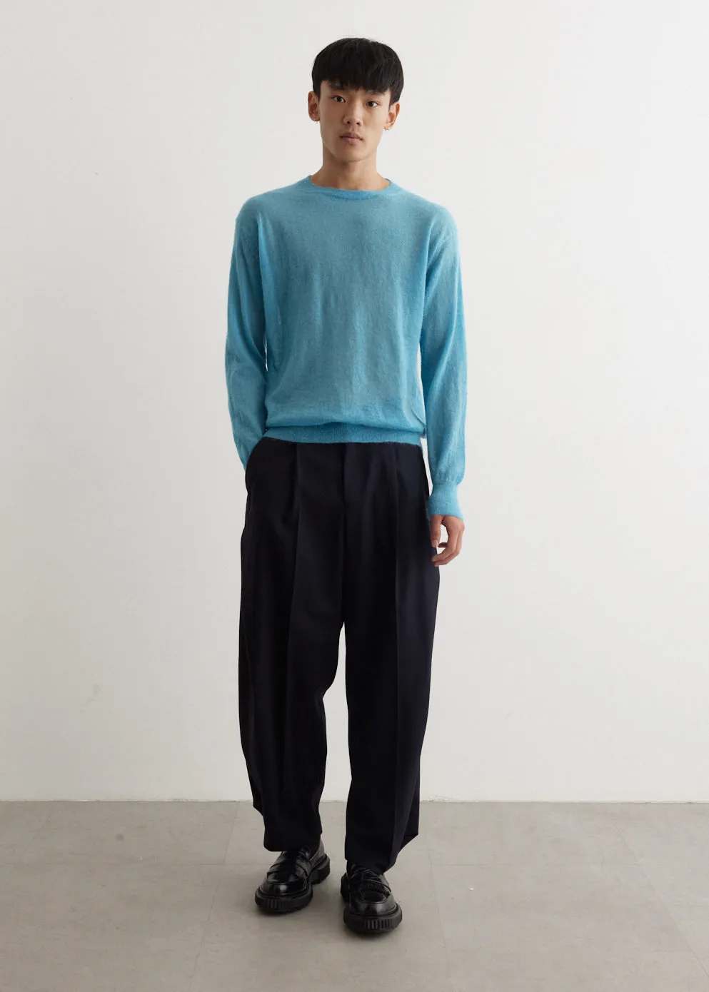 Kid Mohair Sheer Knit P/O