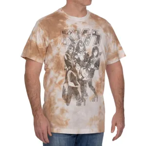 Kiss Mens Crewneck Short Sleeve Graphic Print Tee 14196-Kiss