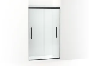 KOHLER K-707601-8L Pleat Frameless sliding shower door, 79-1/16" H x 44-5/8 - 47-5/8" W, with 5/16" thick Crystal Clear glass