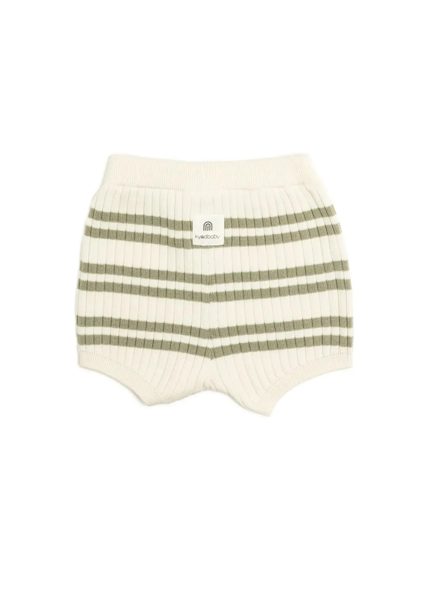 KYND Baby - Knit Rib Short (Sage Stripe)