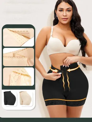 Lace Detail Hook-and-Eye Shaping Shorts – Shape Your Curves