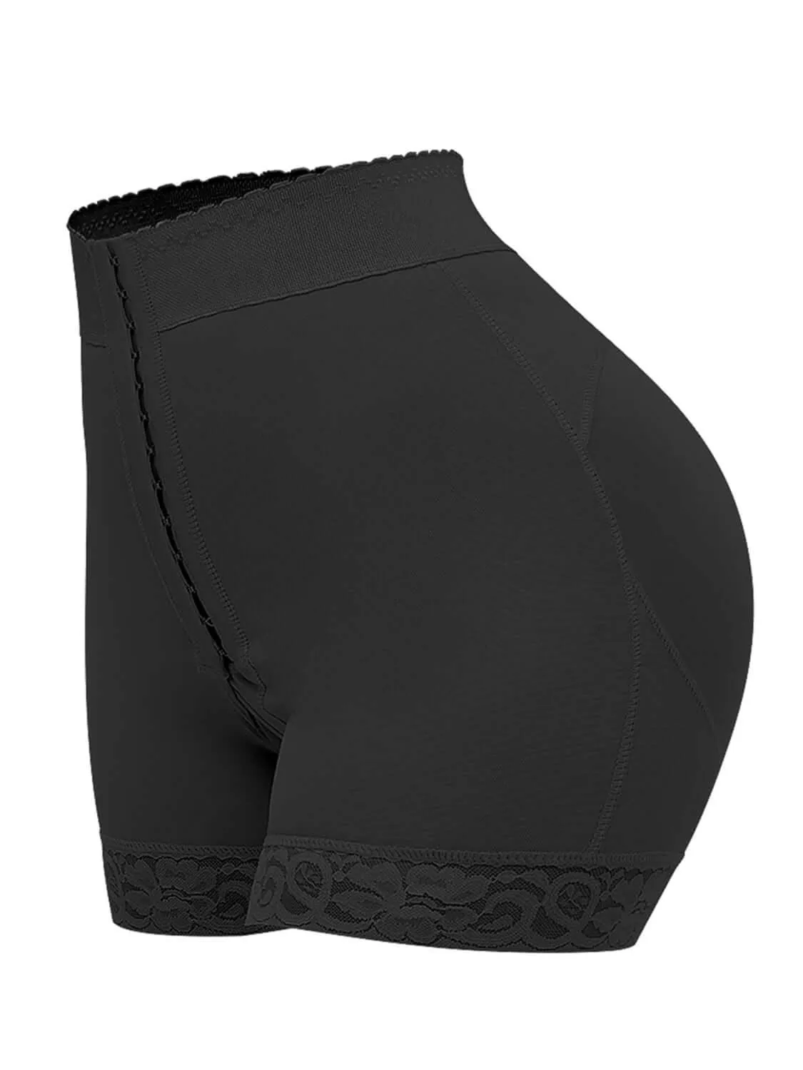 Lace Detail Hook-and-Eye Shaping Shorts – Shape Your Curves