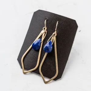 Lapis Pendulum Earrings