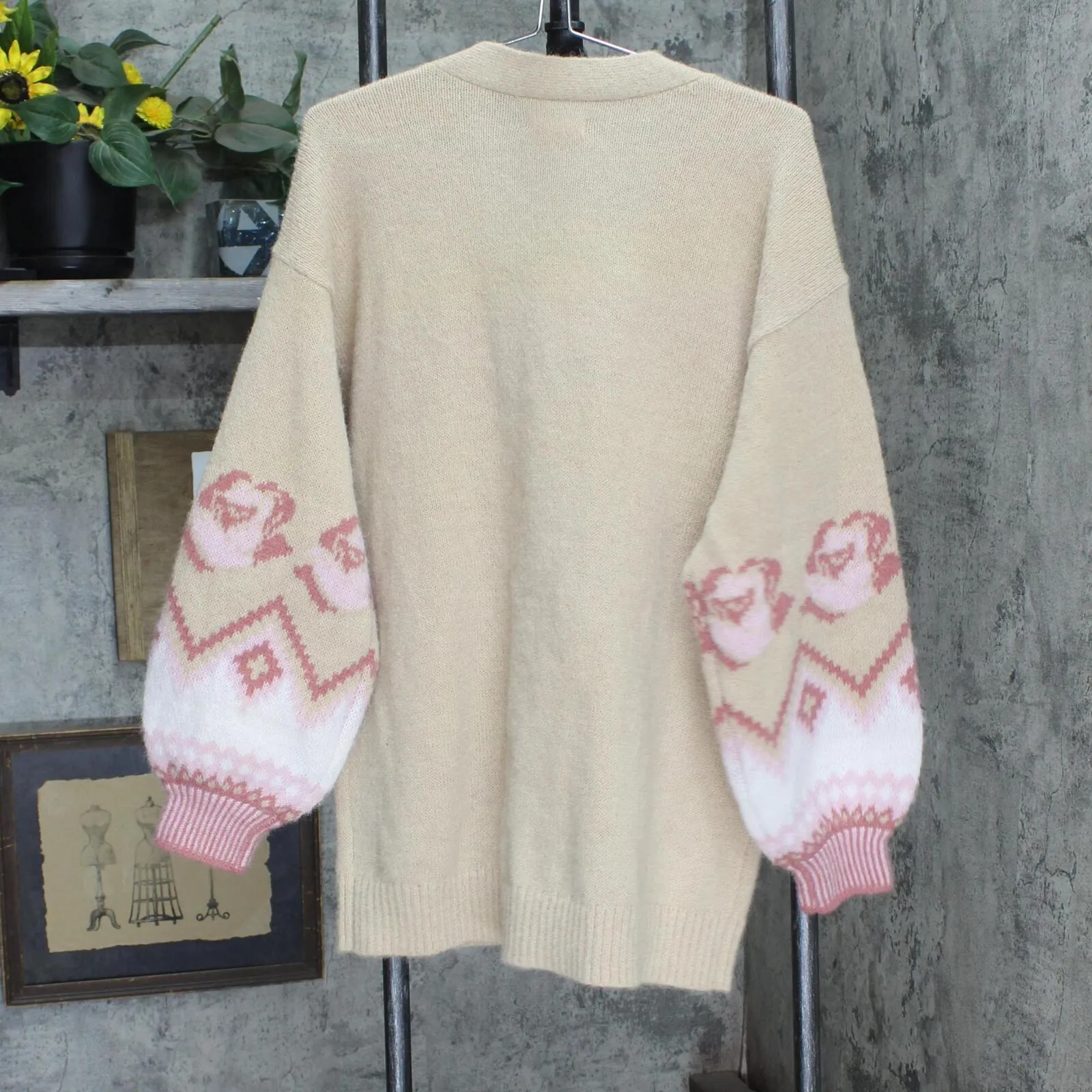 Lc Lauren Conrad Women's Long Cardigan Sweater WL23S036RS