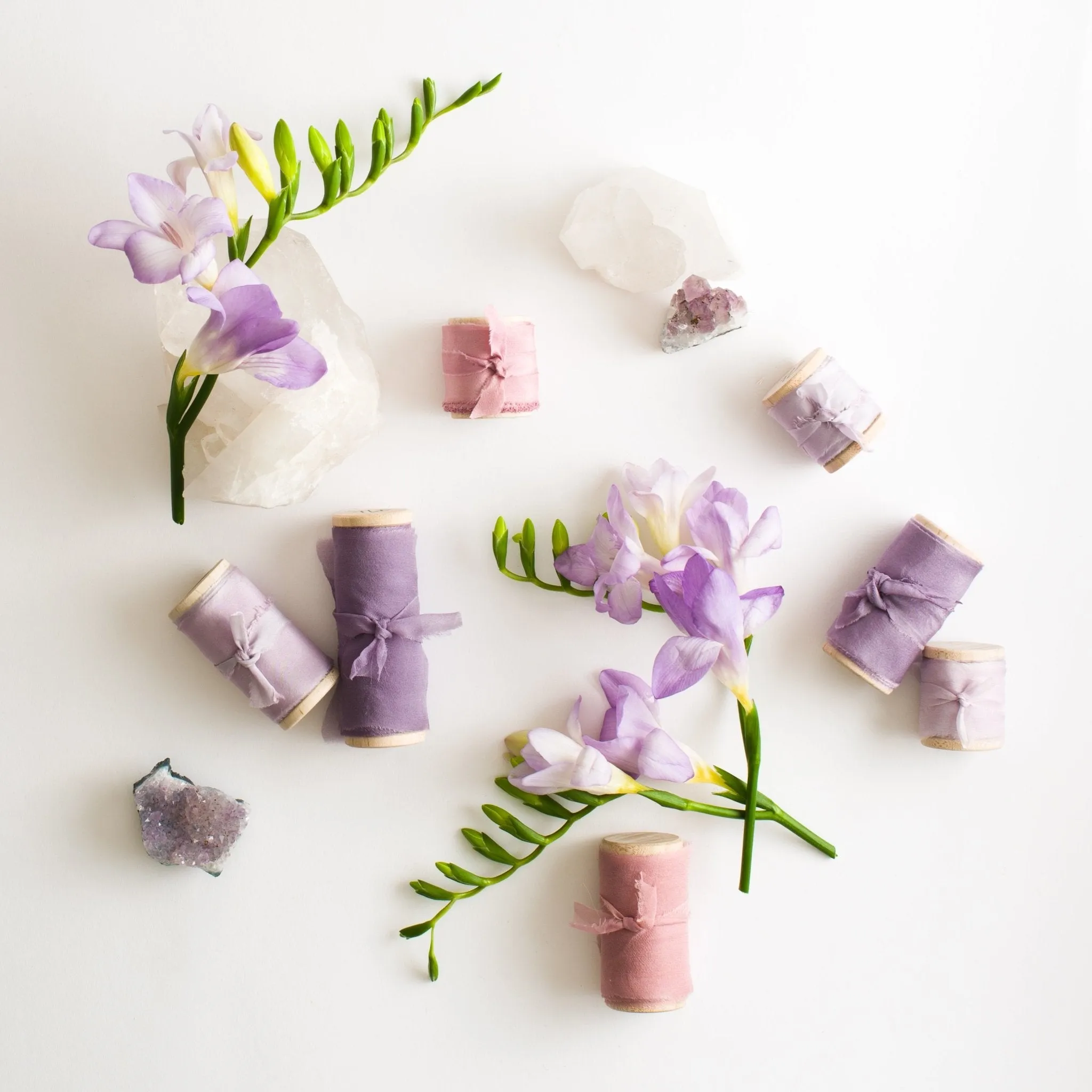 Lilac Silk Gauze Ribbon