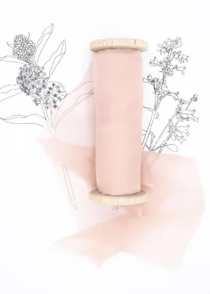 Lilac Silk Gauze Ribbon