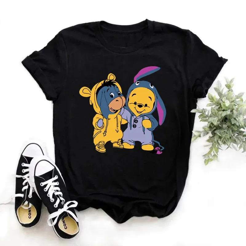 Lilo Stitch Cartoon Women's T-shirt