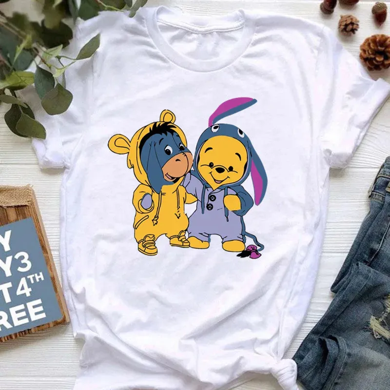 Lilo Stitch Cartoon Women's T-shirt