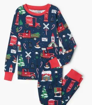 Little Blue House Pj's - Navy Christmas - 4