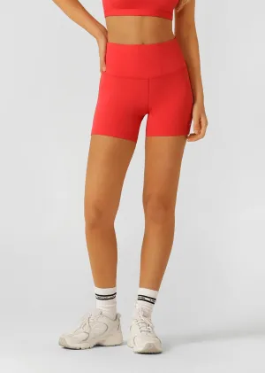 Lorna Jane Lotus No Chafe Phone Pocket 12cm Bike Shorts - Ginger