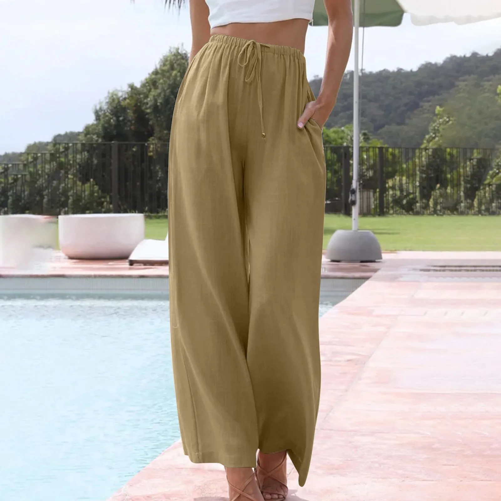 Luna | Summer Wide-Leg Pants | Airy & Comfortable | Relaxed Fit