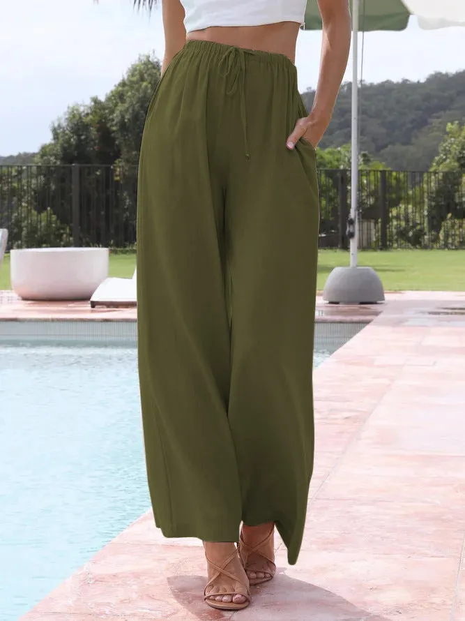 Luna | Summer Wide-Leg Pants | Airy & Comfortable | Relaxed Fit