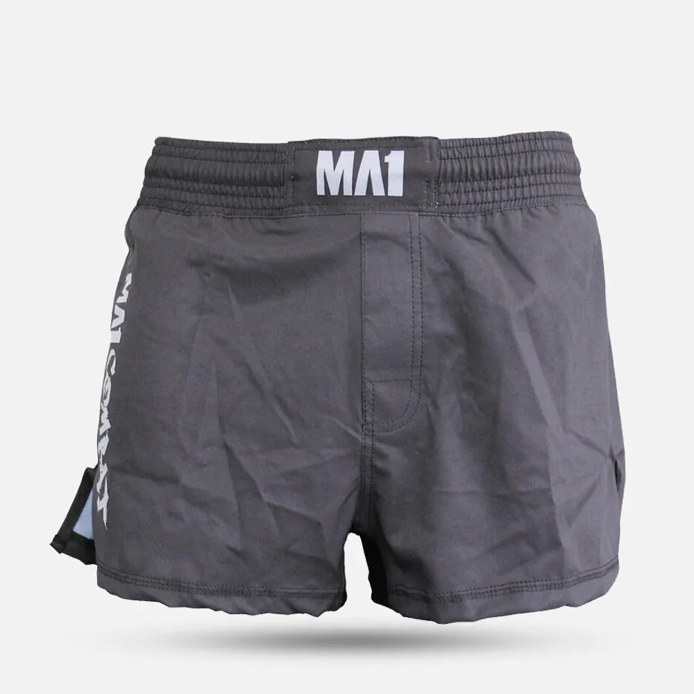 MA1 COMBAT BASIC BLACK HIGH CUT SHORTS