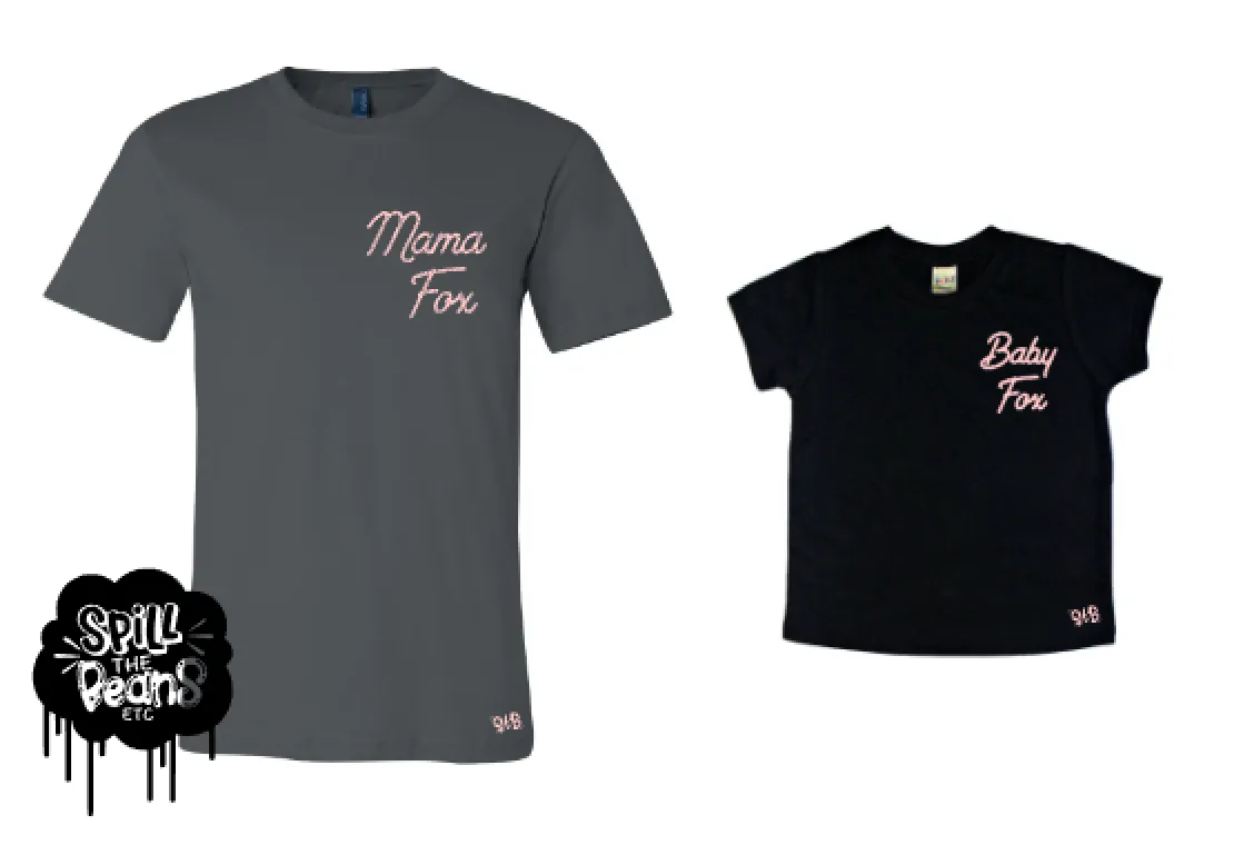 Mama Fox   Baby Fox Mommy and Me Set