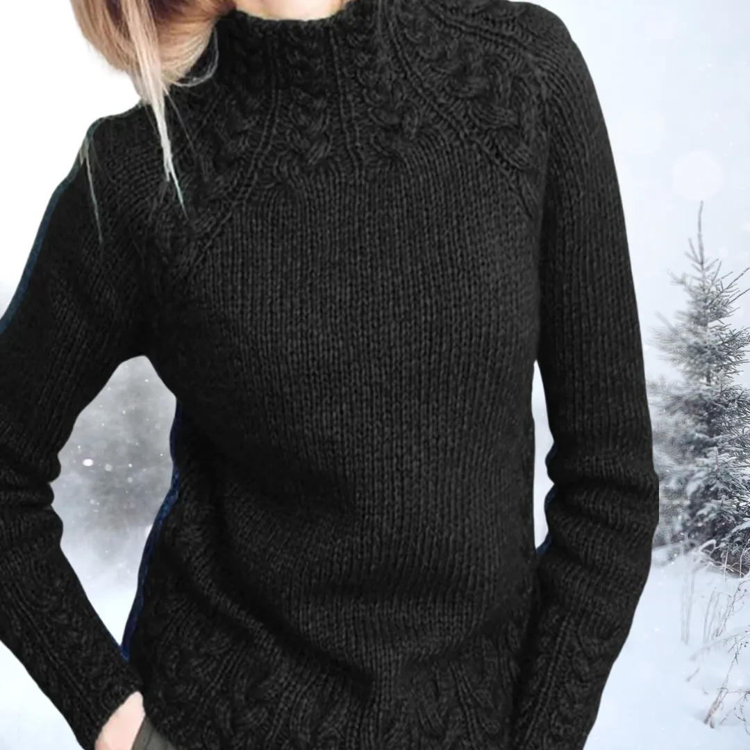Marijke | Elegant High Neck Jumper