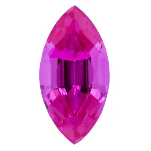 Marquise FAB Lab-Grown Pink Sapphire Gems