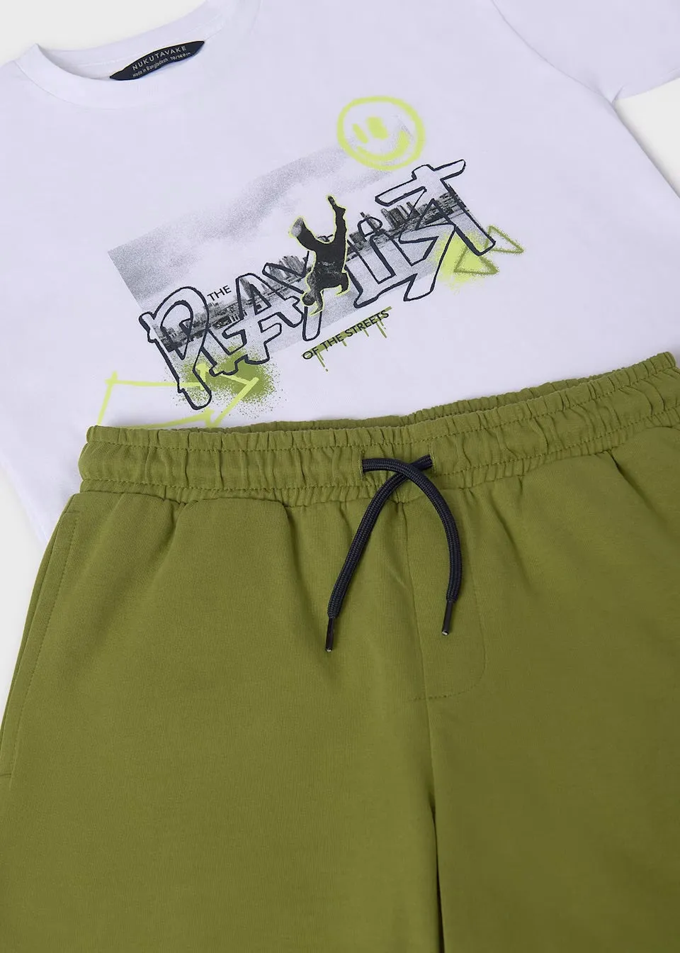 Mayoral Older Boys Shorts Set 6683 Green