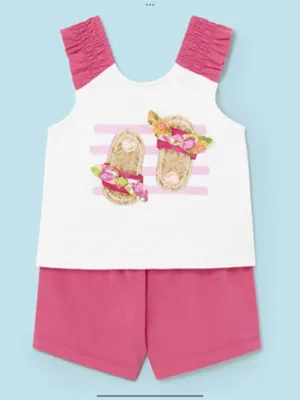 Mayoral shorts set summer 24. 01242082