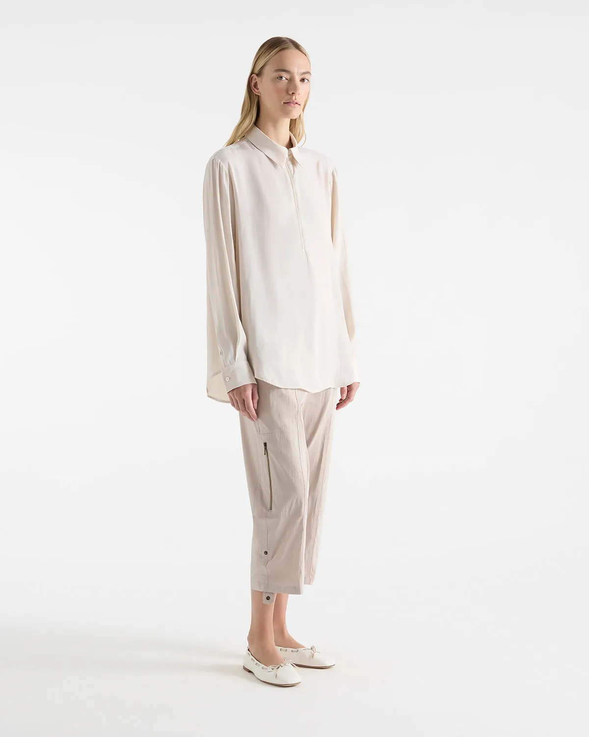 Mela Purdie Zip Front Shirt F67 8320