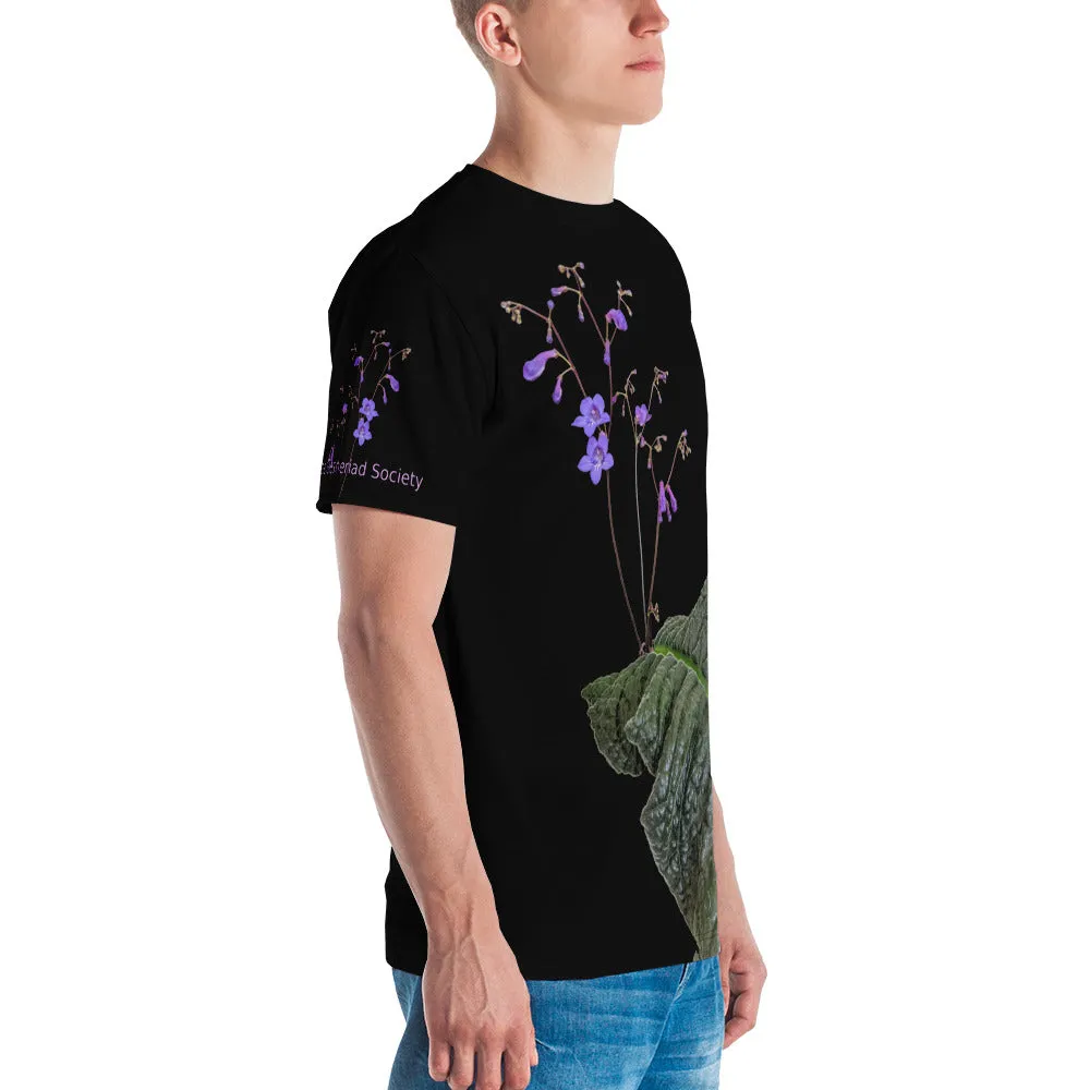 Men's All over print T-shirt with Streptocapus porphyrostachys