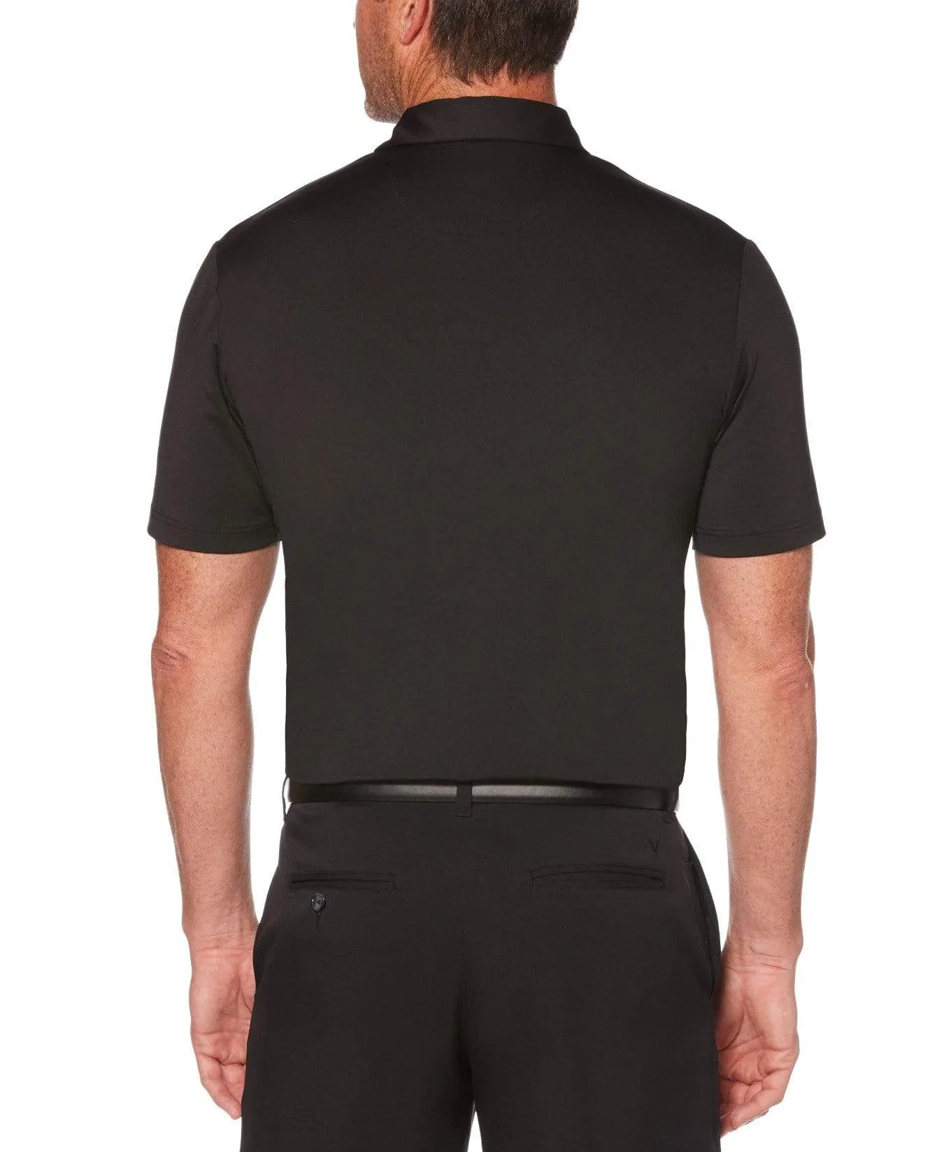 Mens Chest Print Polo