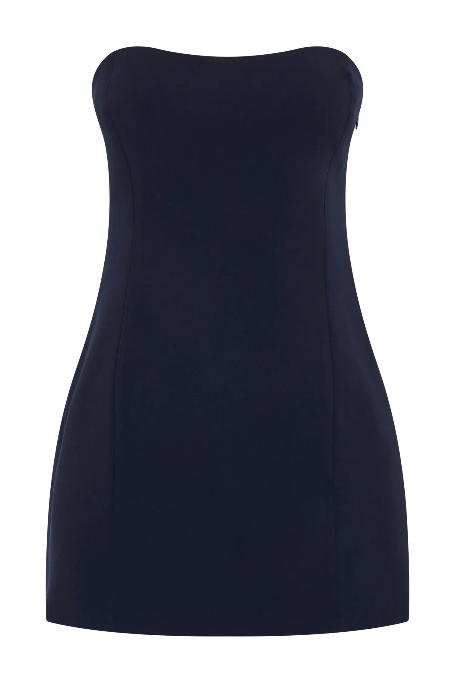 MESHKI Neeka Strapless Bow Back Mini Dress - Navy