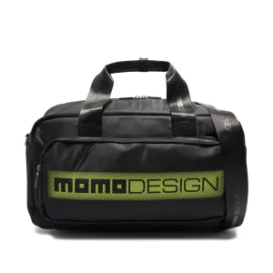 Momodesign Borsone Stripes in nylon nero decal fluo