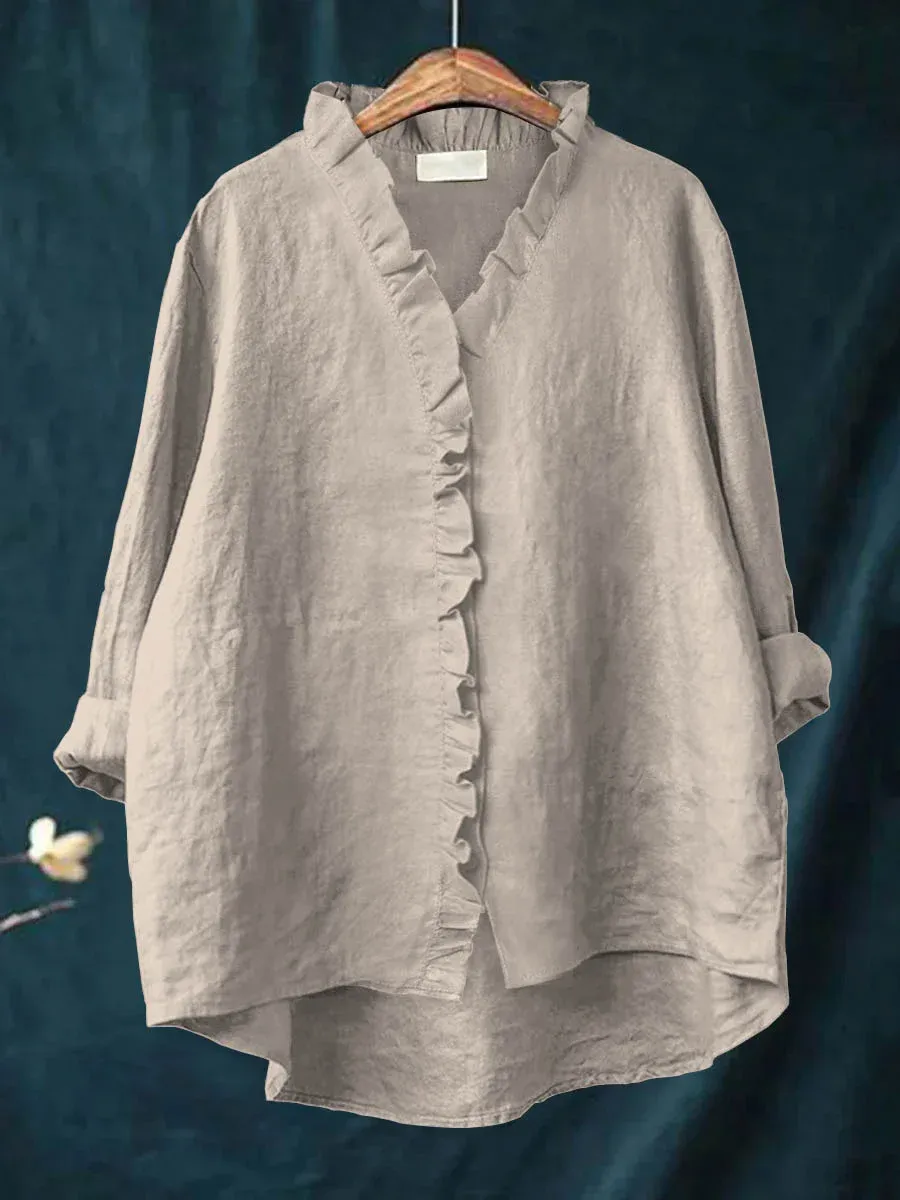 Mona | Ruffled Shirt